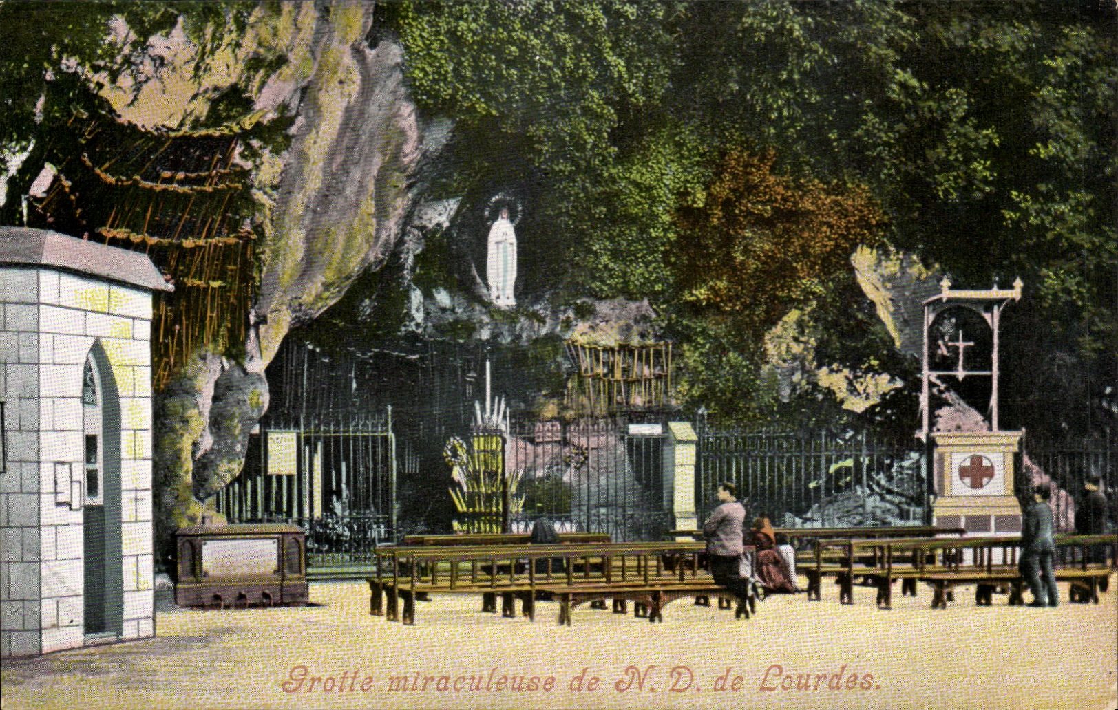 Grotte miraculeuse de N.D. de Lourdes — édition de l'Alliance Catholique, Lourdes (France)