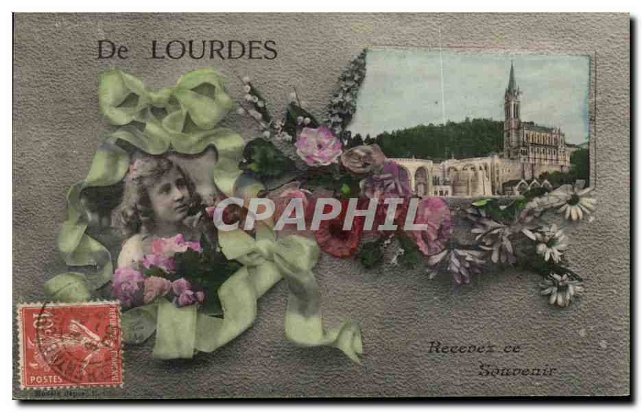 CPA De Lourdes Recevez ce souvenir 
