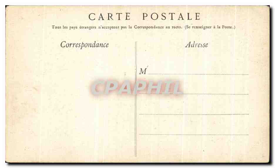 CPA Lourdes Mosaique L'Assomption — Verso