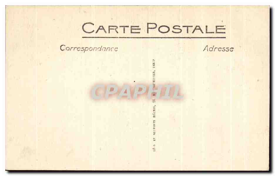 CPA Lourdes Le Grotte  — Verso