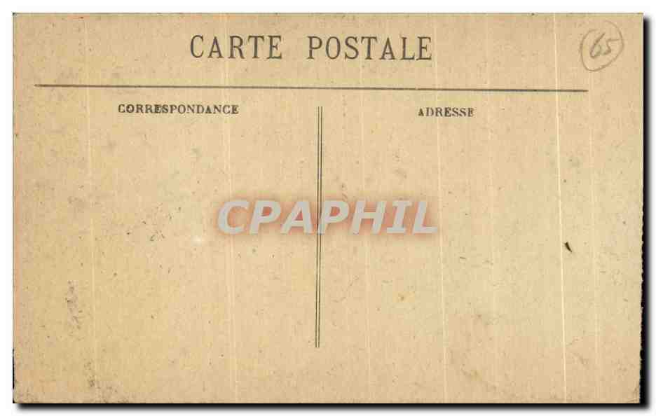 CPA Les Pyvenees Lourdes lere Station du Calvaire — Verso