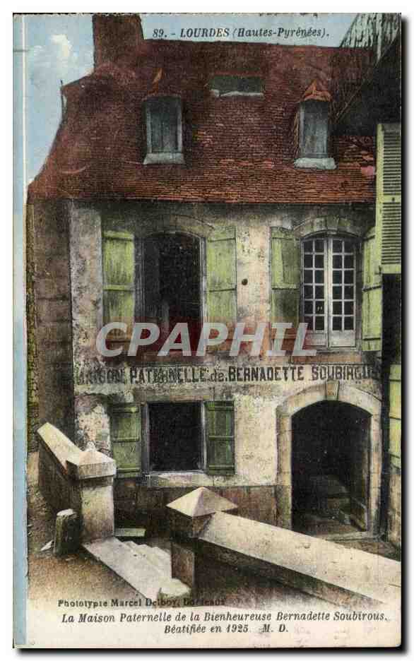 CPA Lourdes La maison patenelle de la Bienheureuse Bernadette Soubirous
