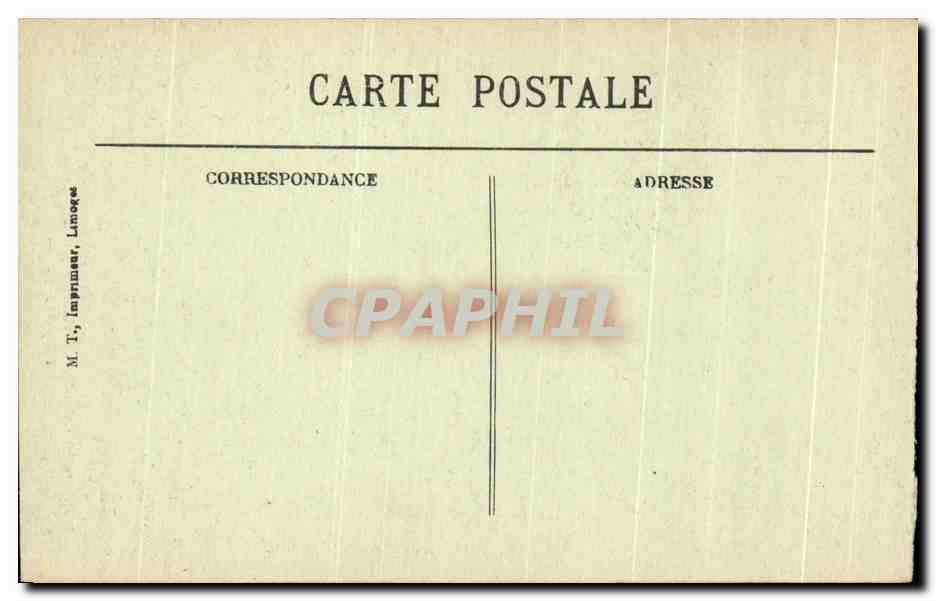 CPA Lourdes Grottes du Loup a 10 minutes de la Basilique Temple des Meduses — Verso