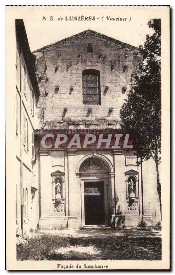 CPA ND De Lumieres Facade du Sanctuaire