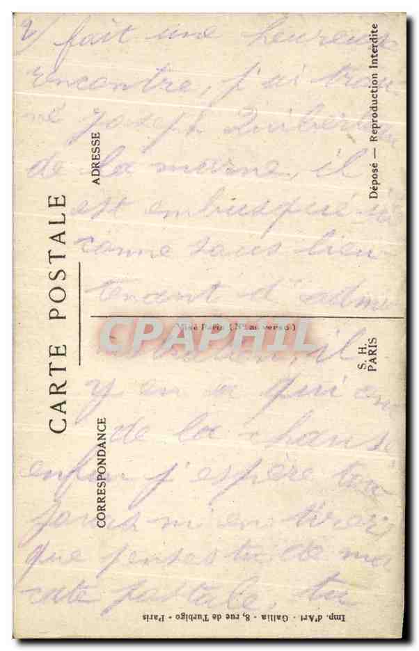 CPA Fantaisie Taisez vous !Militaria  — Rückseite