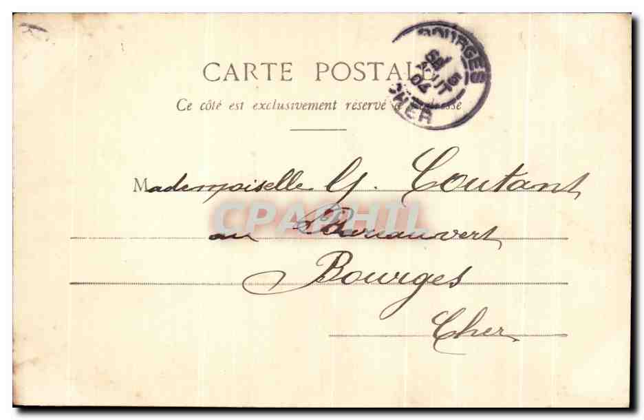 CPA Paris Place d'iena  — Rückseite