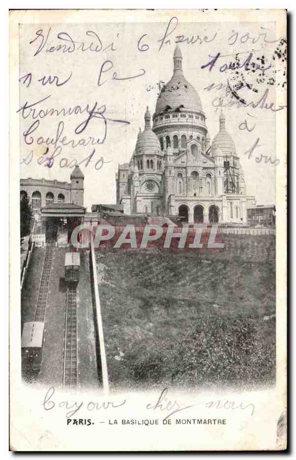 CPA Paris La Basilique De Montmartre Sacre Coeur