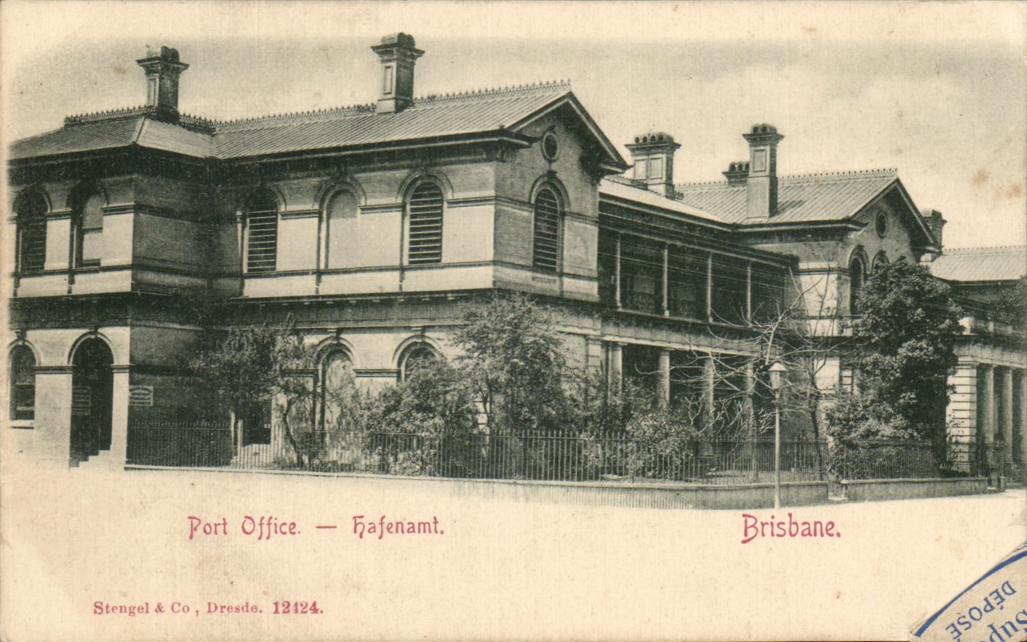 CPA Port Office Hafenamt Brisbane Australia Australie