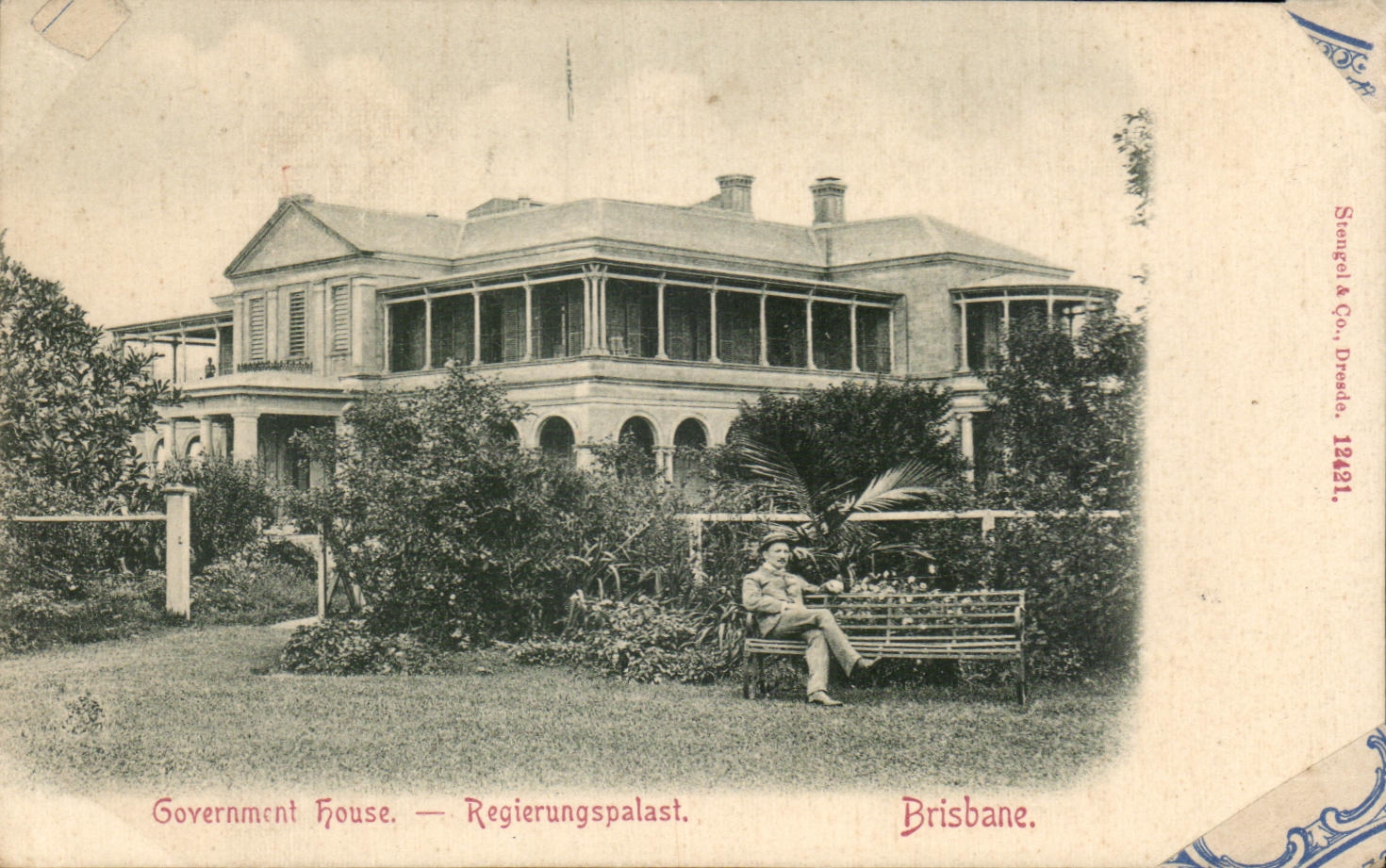 CPA Government House Regierungspalast Brisbane Australia Australie
