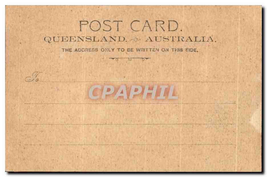 CPA Acclimatization Gardens Brisbane Australia Australie — Rückseite
