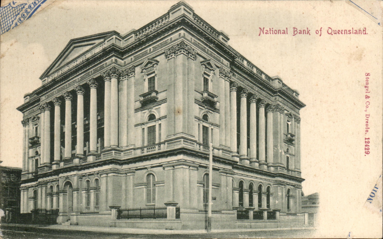 CPA National Bank of Queensland Australia Australie
