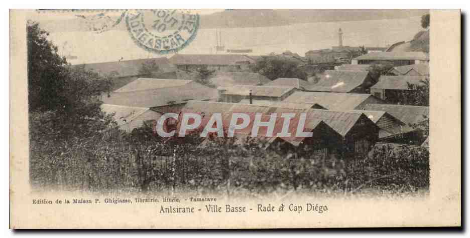 CPA Antsirance Ville Basse Rade & Cap Diego Madagascar Malagasy