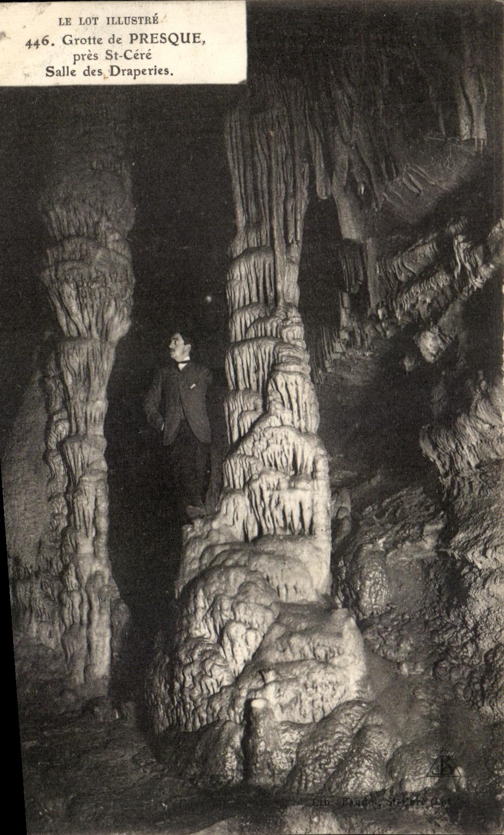 Grotte de PRESQUE — Salle des Draperies — LE LOT ILLUSTRÉ n°446