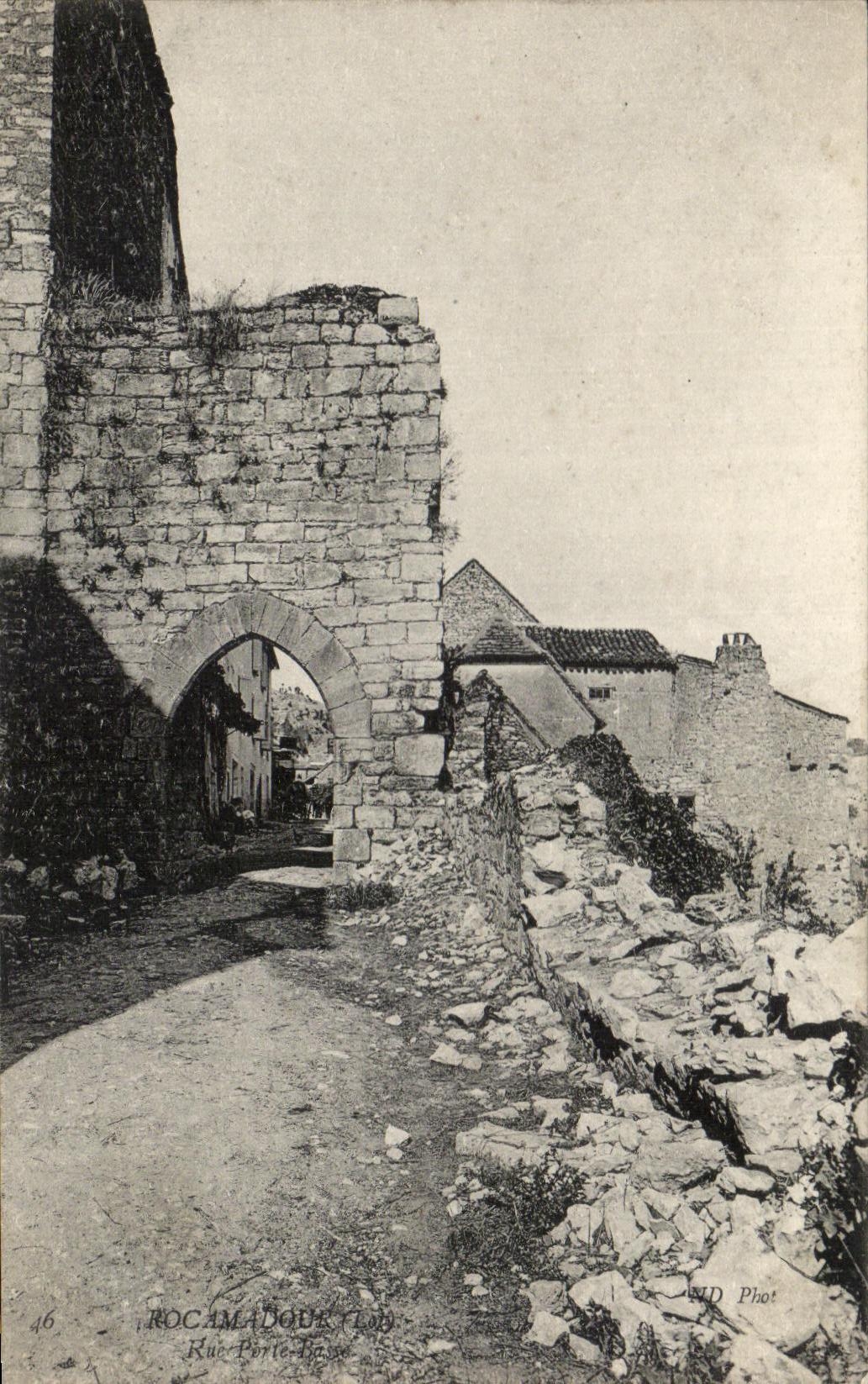 CPA Rocamadour Rue Perle Basse