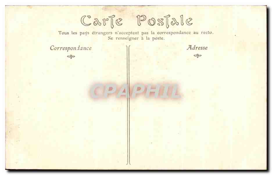 CPA Rocamadour Rue Perle Basse — Rückseite