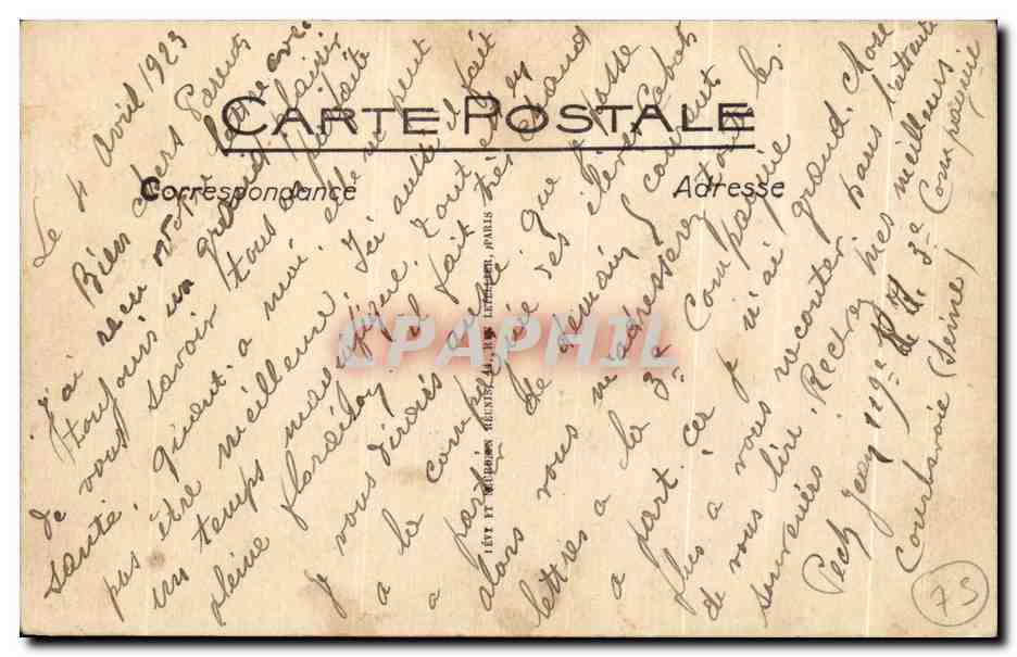CPA Paris L'Hotel Des invalides Le Tombeau Napoleon 1er — Rückseite
