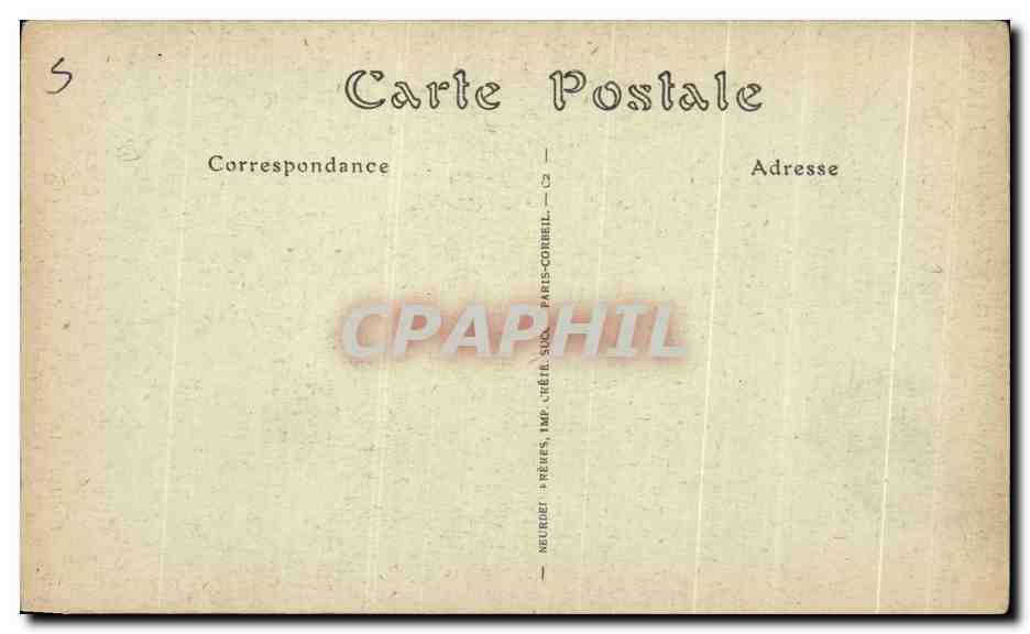 CPA Paris La Porte haute de la Sainte Chapelle The Holy Chapel high gate — Verso