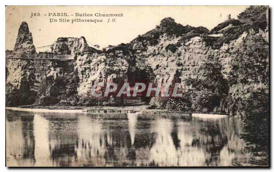 CPA Paris Buttes Chaumont Un Sile pittoresque