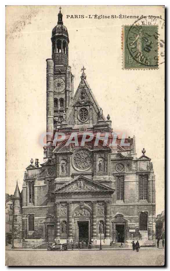 CPA Paris L'Eglise st Etienne du Mont