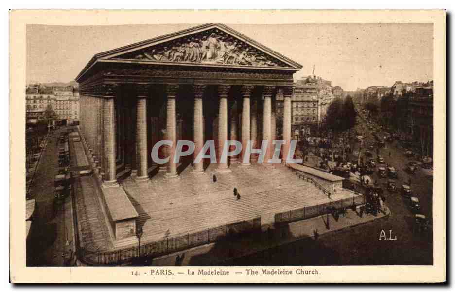 CPA Paris La Madeleine The Madeleine Church