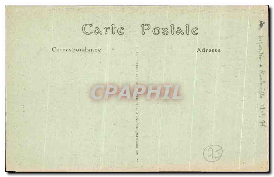 CPA Paris Notre Dame Facade Portail de Gaushe Notre Dame Front  — Verso