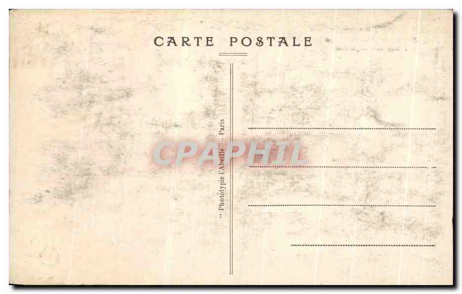 CPA Paris Statue De Jeanne d'Arc Place St Augustin — Verso