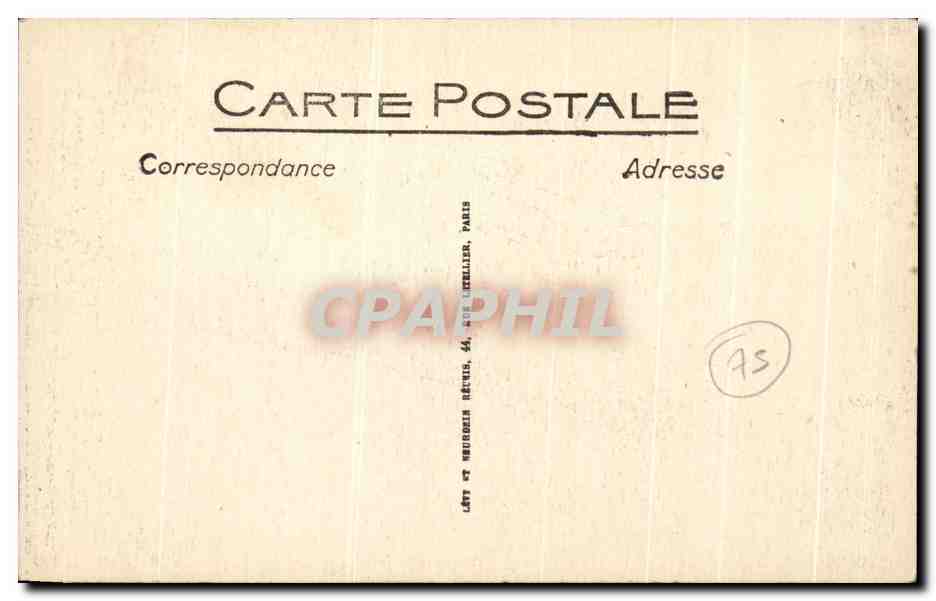 CPA Paris Interieur De La Sainte Chapelle Le Reliquaire — Rückseite