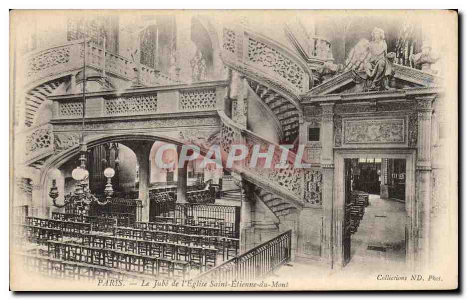 CPA Paris Le Jube De l'Eglise Saint Etienne Du Mont