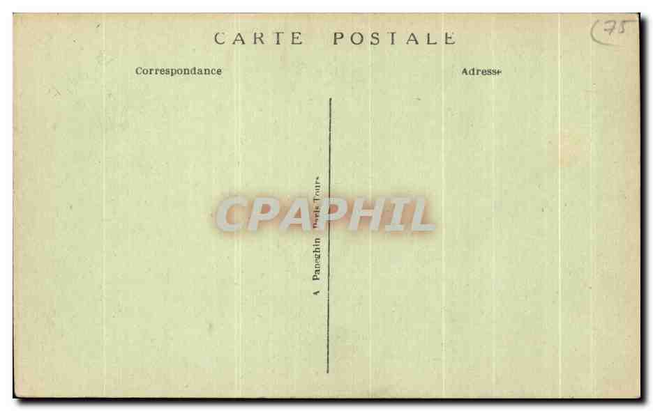 CPA Paris Le Tombeau Du Soldat Inconnu Inhume Sous l'Arc de Triomphe  — Rückseite