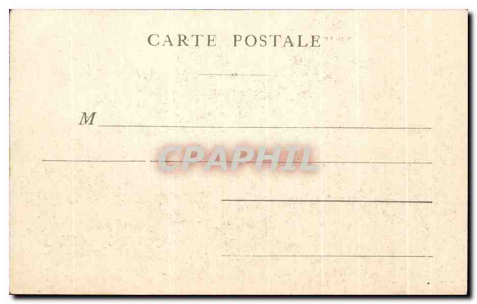 CPA Paris L'arc Des Tuileries Louvre — Rückseite
