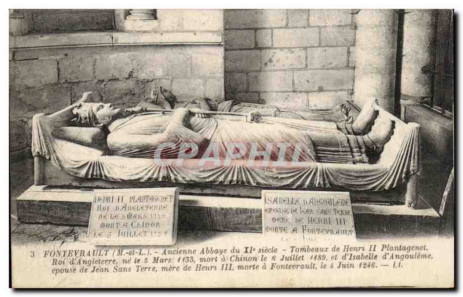 CPA Fontevrault Ancienne Abbaye du Tombeaux de Henri II Plantagenet