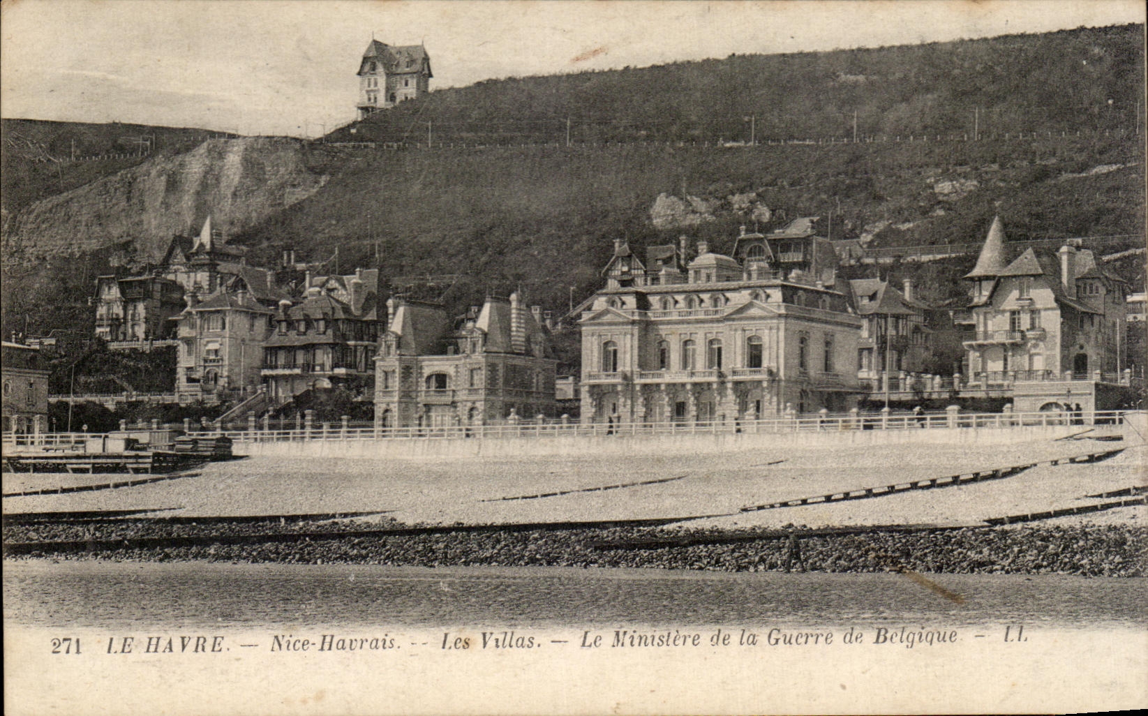 Le Havre — Nice-Havrais — Les Villas — Le Ministère de la Guerre de Belgique — L.L. — n°271