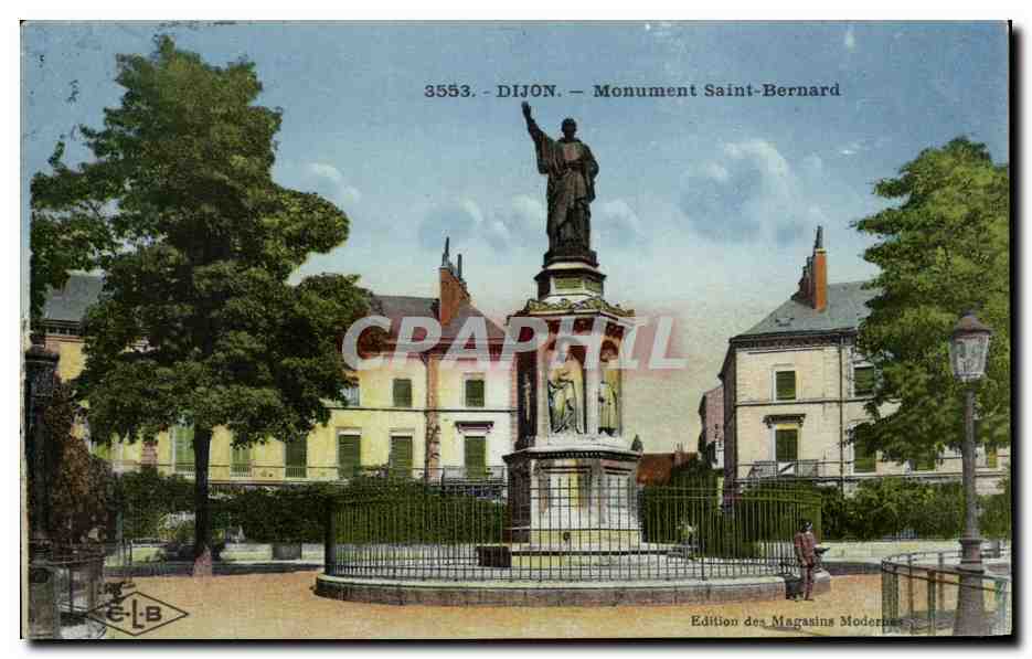CPA Dijon Monument Saint Bernard