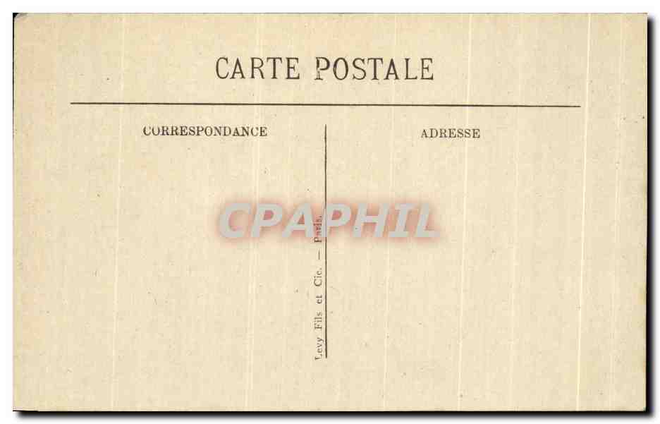 CPA Palais De Versailles Le Tapis vert et Bassin d'Apollon — Verso