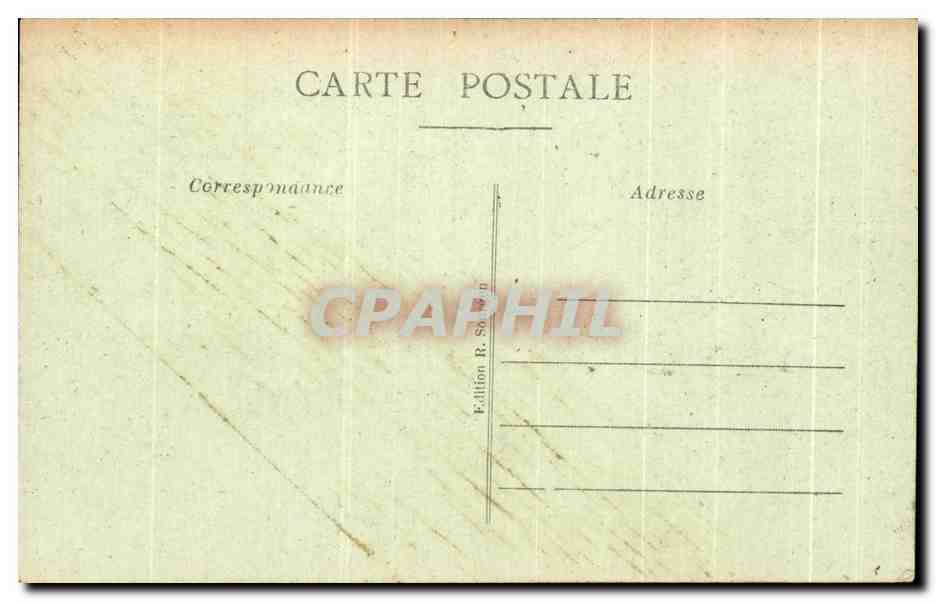 Berceau de St-Vincent-de-Poul — Chêne, Chapelle, Maison de Ranquine — Édition R. Salignon — Verso