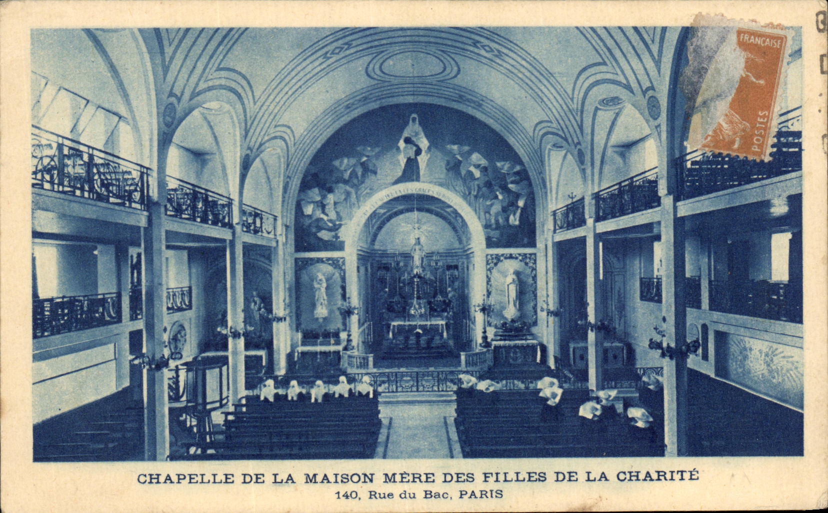 CPA Chapelle De La Maison Mere Des Filles De La Charite Paris 