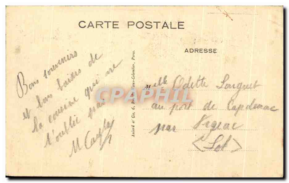 CPA Chapelle De La Maison Mere Des Filles De La Charite Paris  — Verso