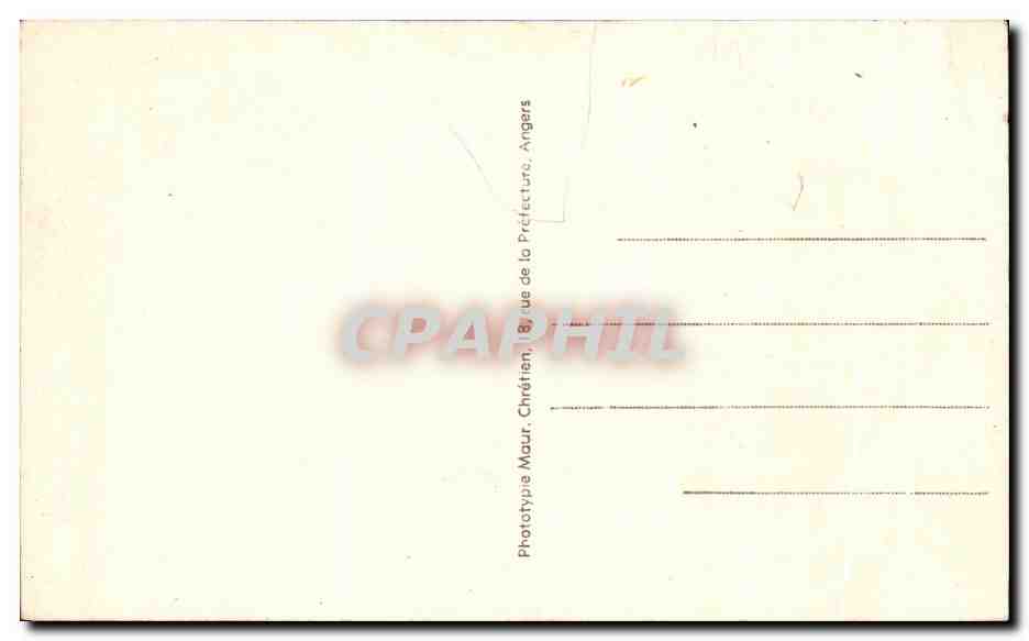 CPA L'lnterieur De La Chapelle La Chaire Le Rocher Et La Cloche Offerle Par Louis XI Behuard  — Rückseite
