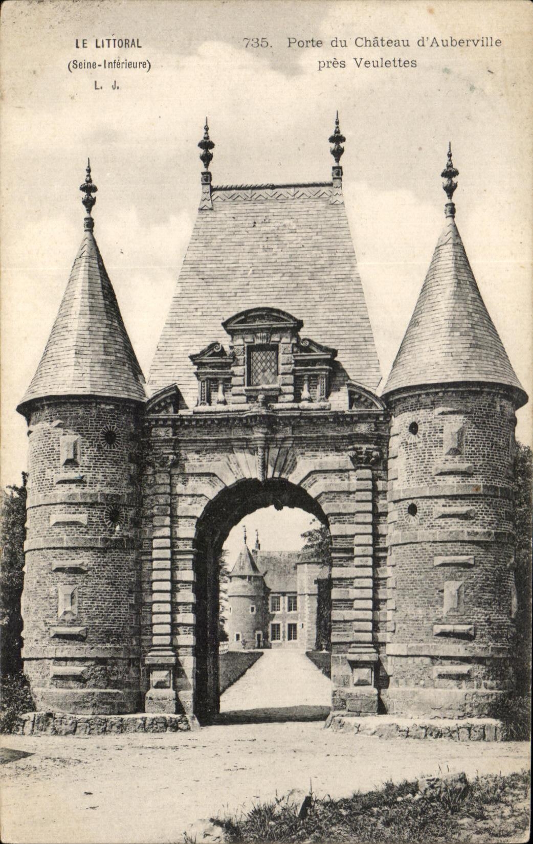 CPA Le Littoral Porte Du Chateau D'Auberville Pres Veulettes