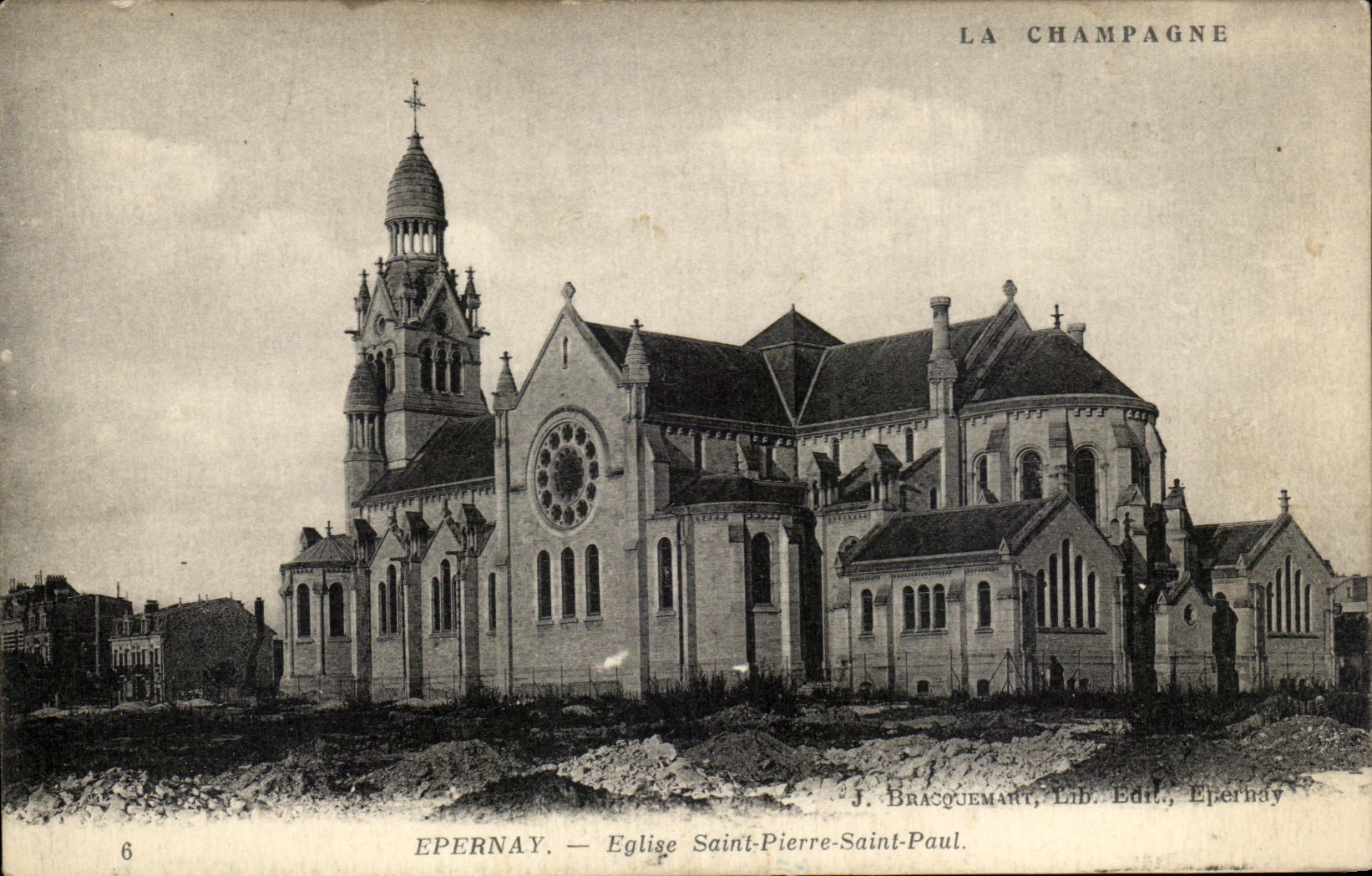 CPA Epernay Eglise Saint Pierre Saint Paul