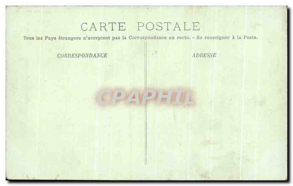 CPA Monaco La place Du Palais La tete De Chien — Rückseite