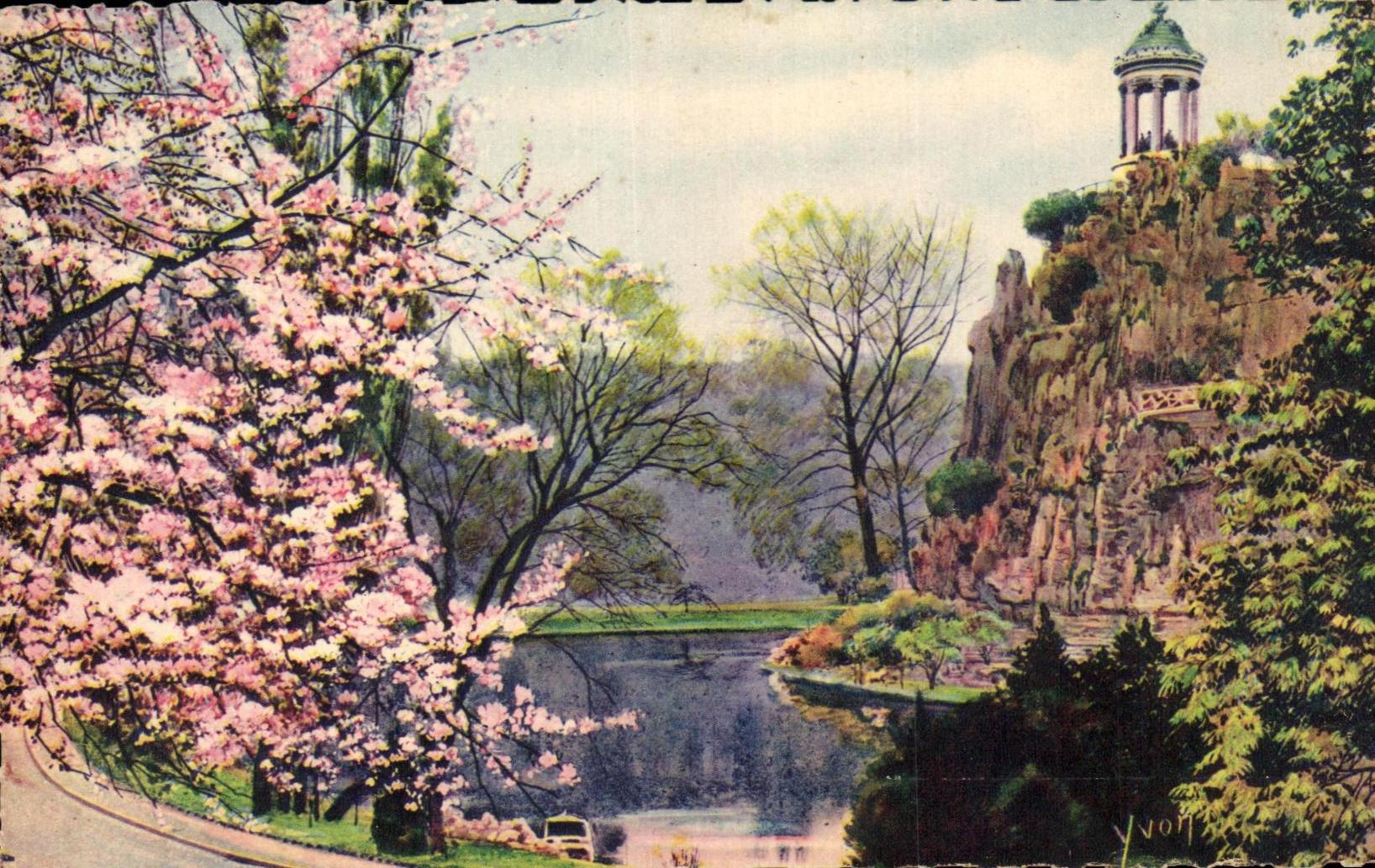 CPA Paris En Flanant Le Parc des Buttes Chaumont Buttes Park