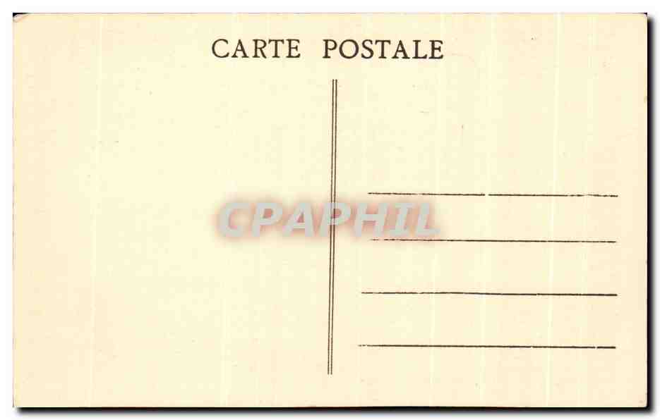 Village Corse, Saint-Florent — dessin de Remi Landeau — Collection Chantereau 1930 — Achterkant