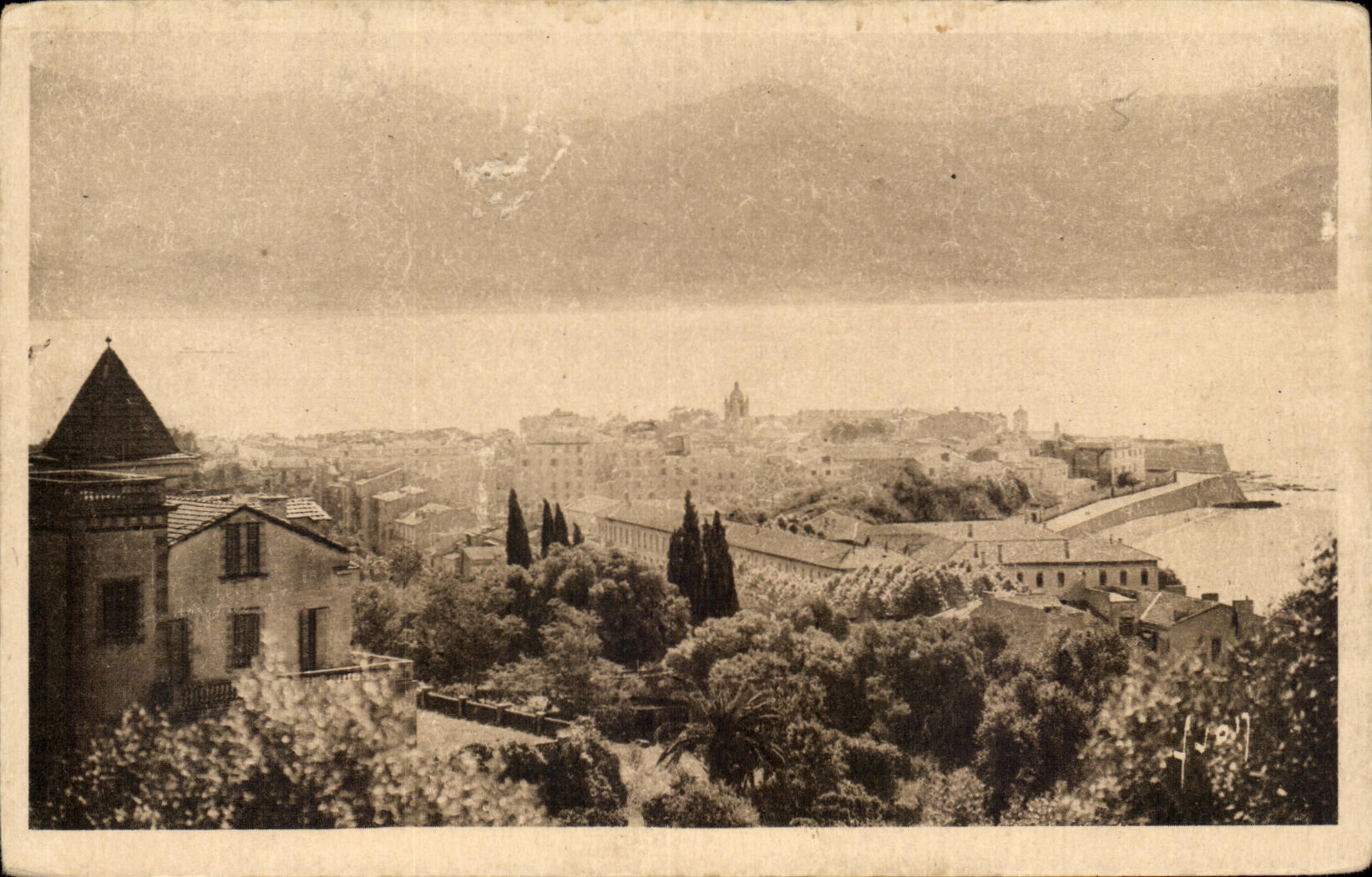 CPA Ajaccio Vue generale Corse Corsica