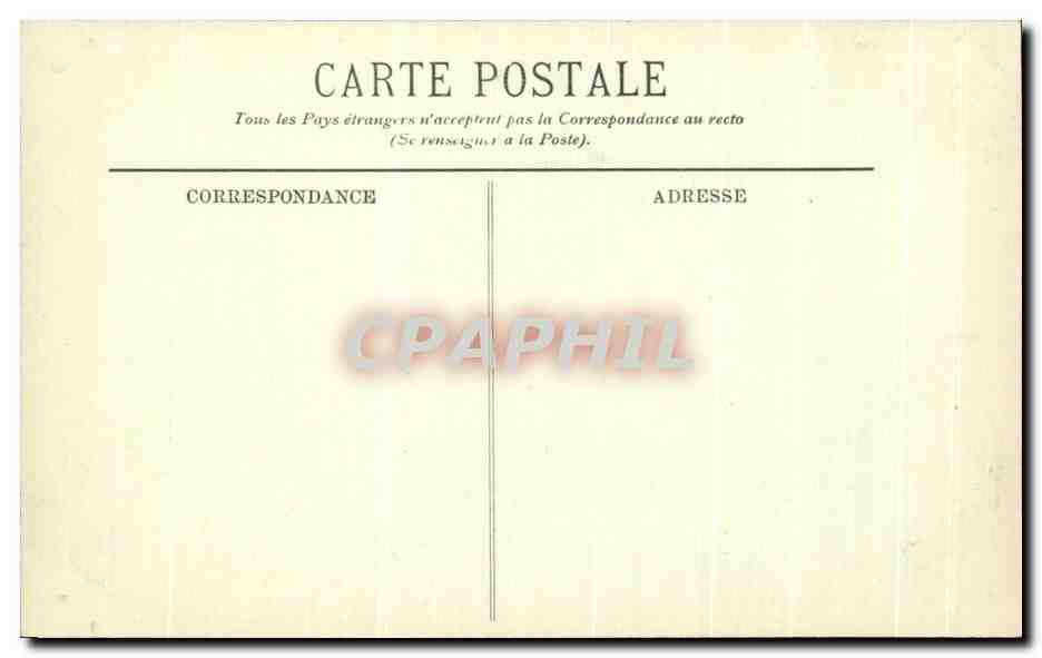 CPA Beaulieu Le Cap Ferrat Et La Pointe De L'Hospice Saint Jean — Rückseite