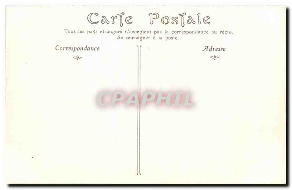 CPA Cimiez Les Arenes Romaines — Rückseite