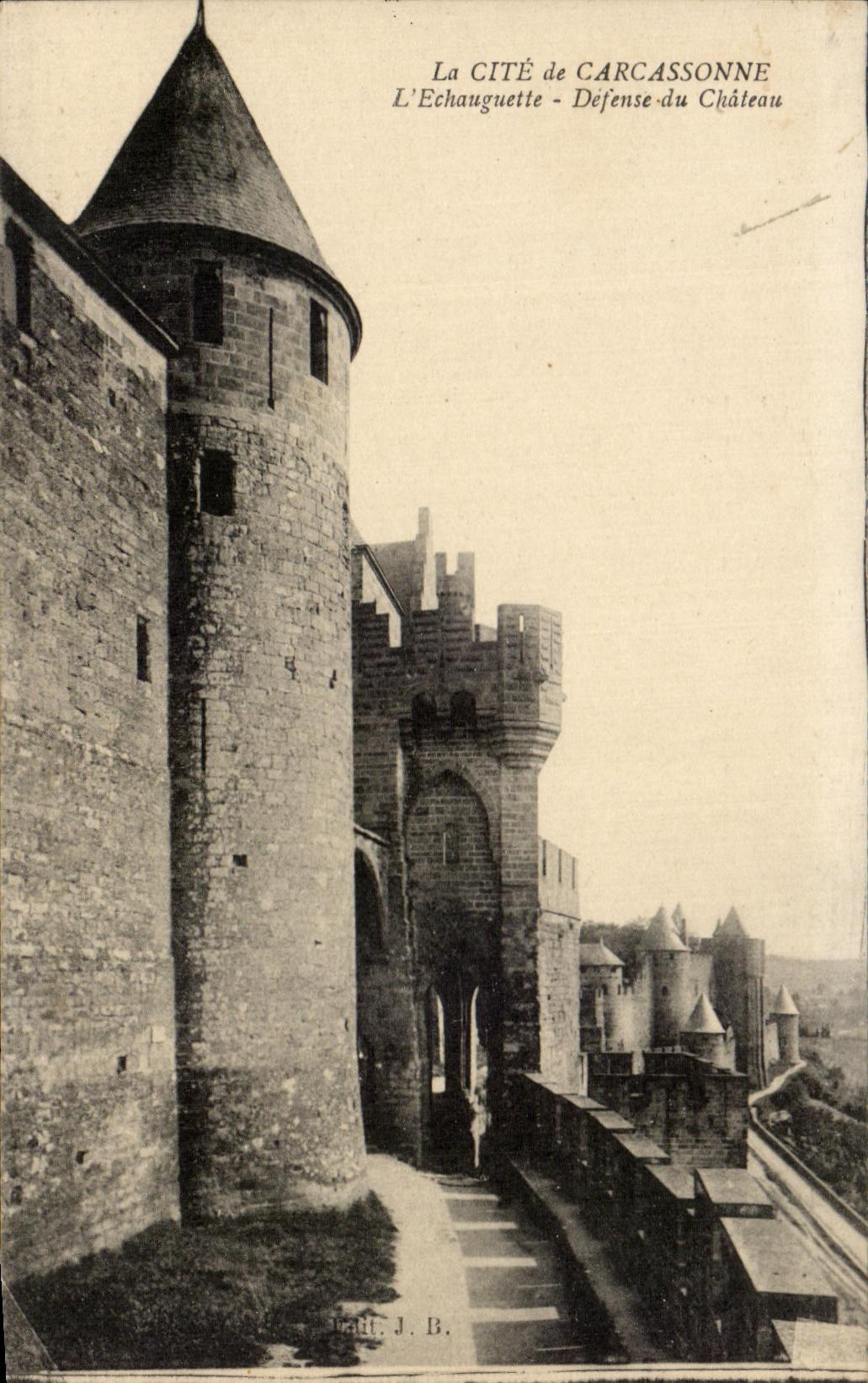CPA La Cite De Carcassonne L'chauguette