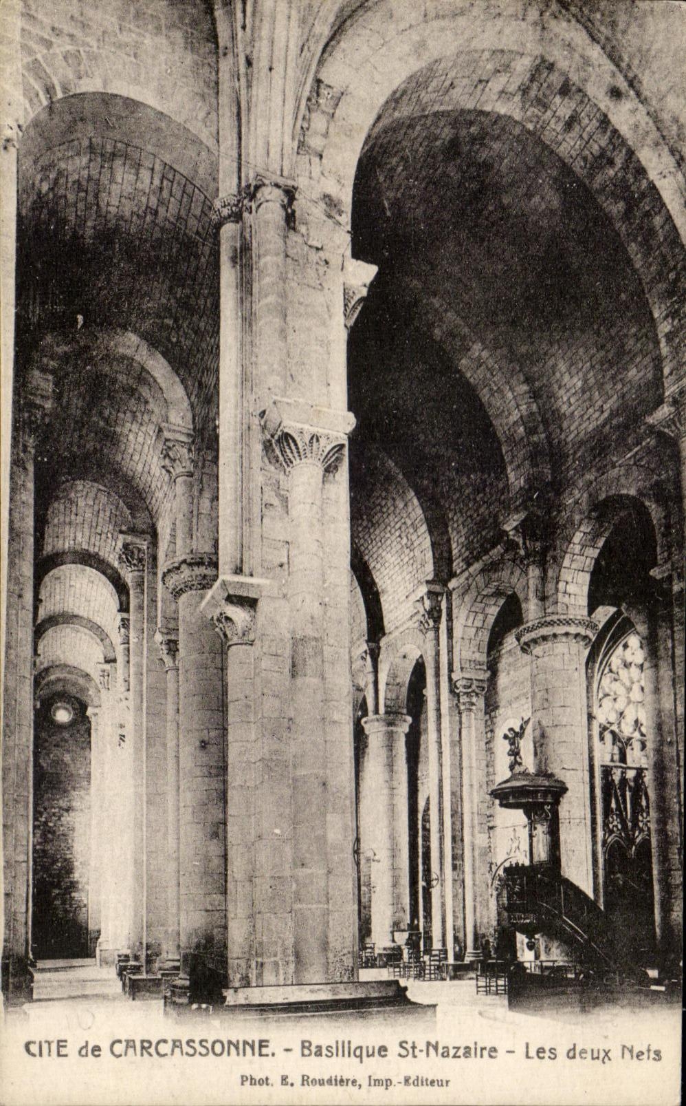 CPA Cite de Carcassonne Basilique