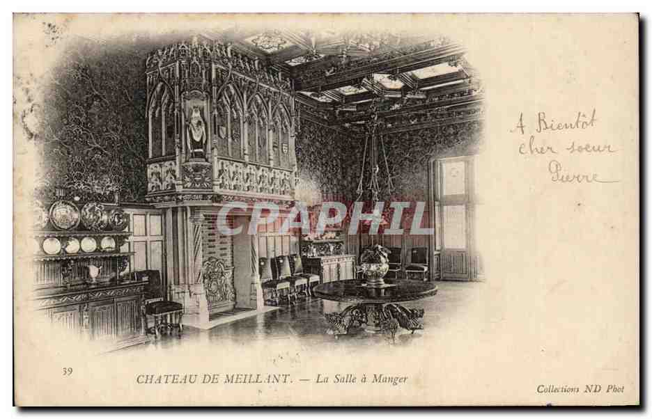 Château de Meillant — La Salle à Manger — Collections ND Phot, n°39