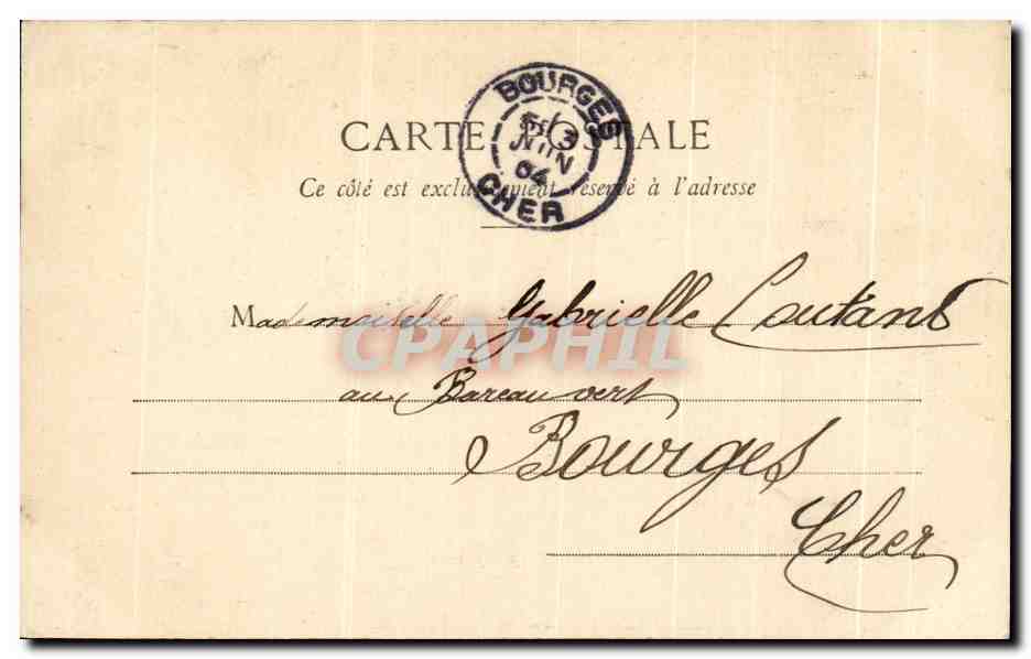 Château-Chinon (Nièvre) — École Supérieure — L. Girard, éd., Château-Chinon — Reverso